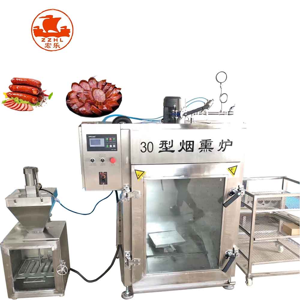 Smoked Catfish Oven Industrial Sausage Smokehouse Smoking Machine