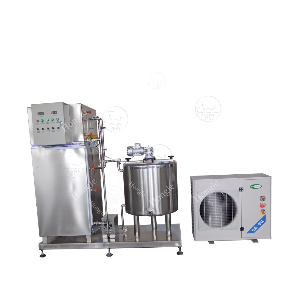 Fresh Milk Pasteurizer Machine With Air Compressor