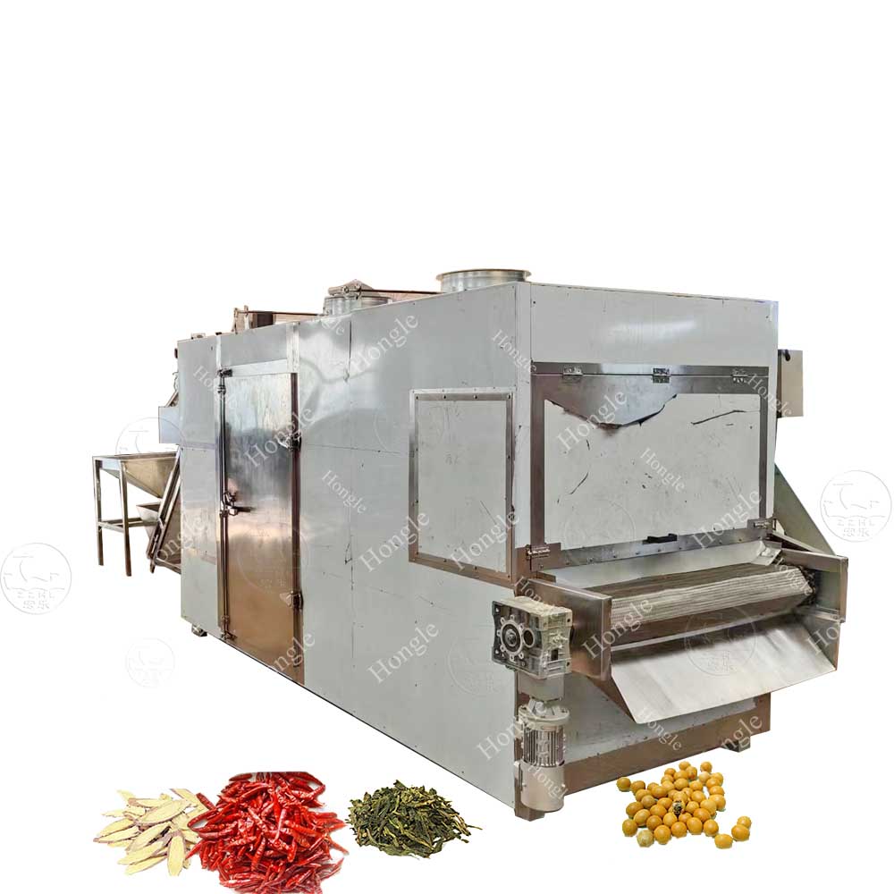 Continuous Peanut Cashew Nut Roasting Machine